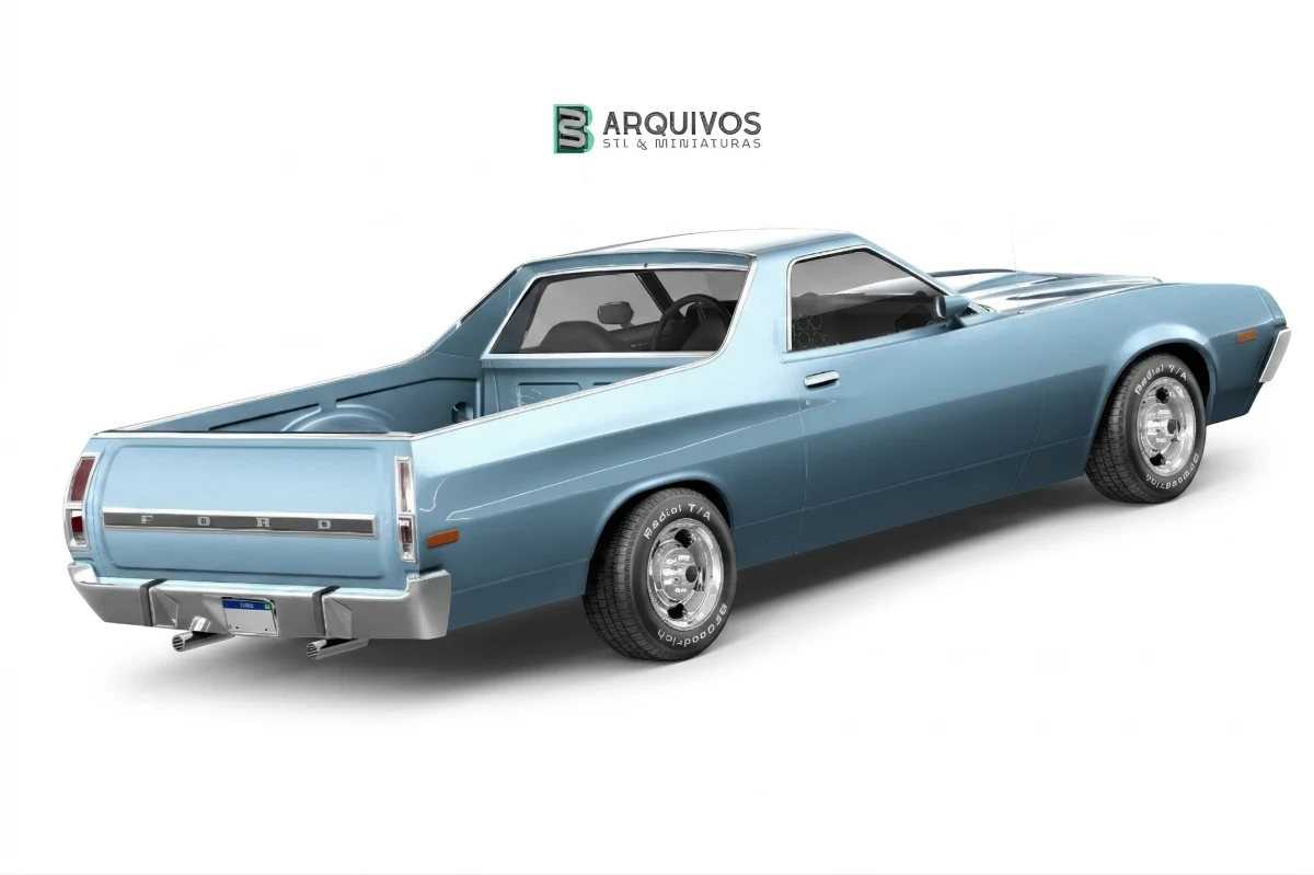 Modelo 3D STL - Ford Ranchero 1972 — foto 6